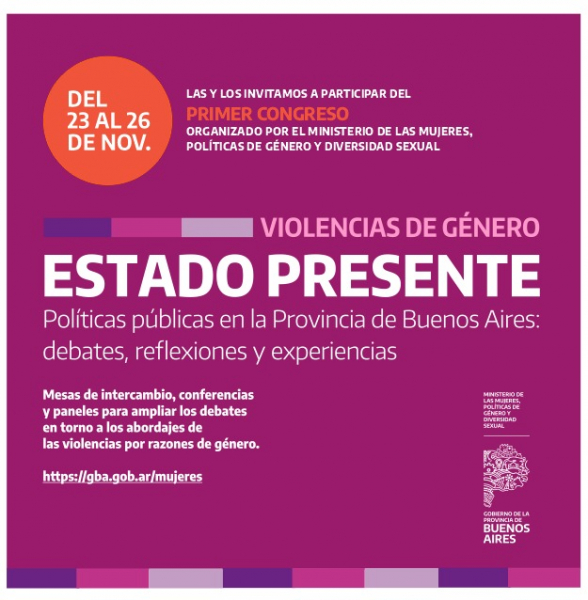 1° Congreso Provincial Sobre Políticas Públicas En Violencia De Género